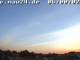 Der Himmel über Mannheim um 6:00 Uhr